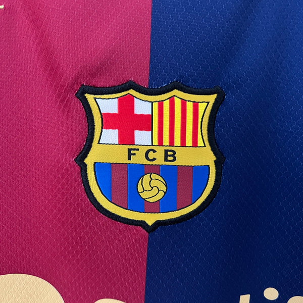 Camisa Barcelona Home 24/25 - Torcedor Feminina