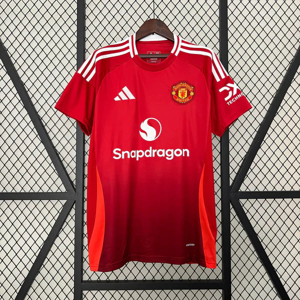 Camisa Manchester United Home 24/25 - Torcedor Masculina - Lançamento