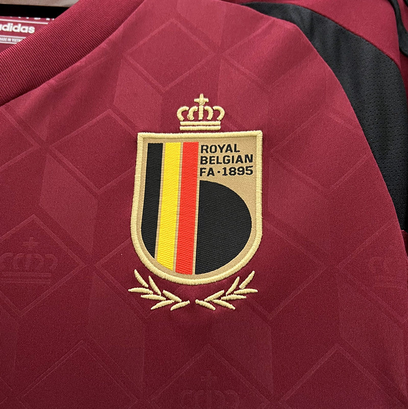 Camisa Bélgica Titular 24/25 - Versão Torcedor