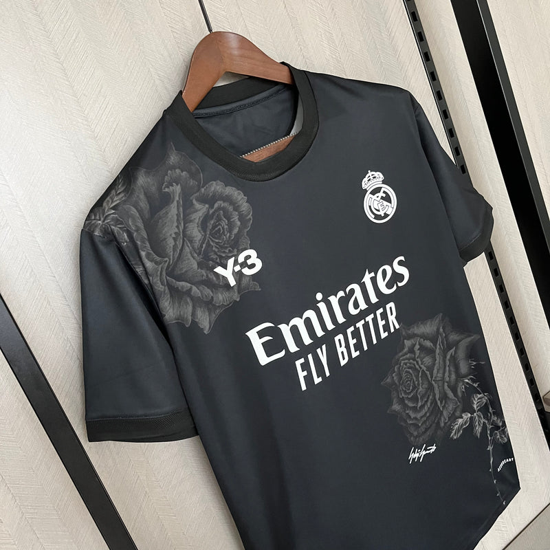 Camisa Real Madrid Edição Especial Y3 Preta 23/24 - Versão Torcedor