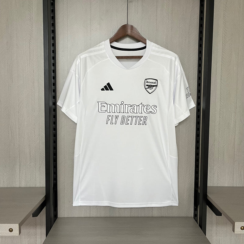 Camisa Arsenal Branca 23/24 - Adidas Torcedor Masculina