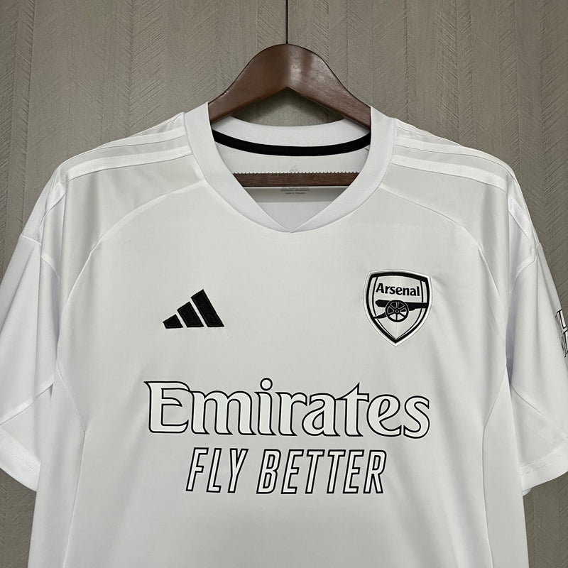 Camisa Arsenal Branca 23/24 - Adidas Torcedor Masculina