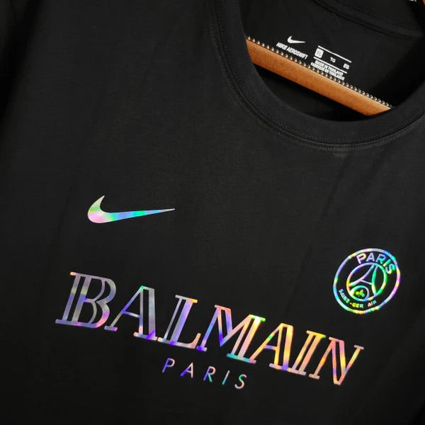 Camisa PSG Especial Balmain Preta 24/25 - Torcedor