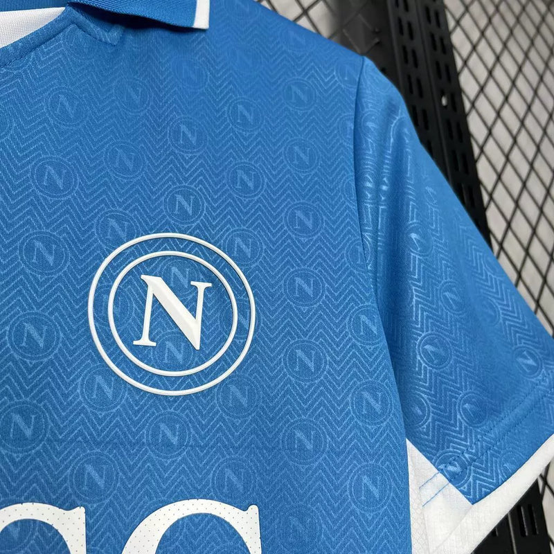 Camisa Napoli Home 24/25 EA7 Torcedor Masculina