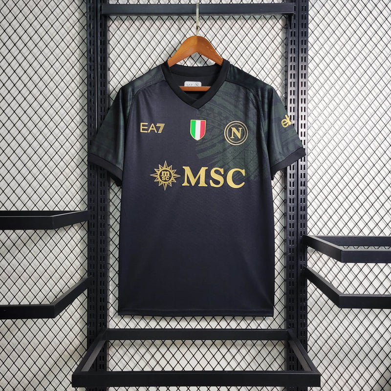 Camisa Napoli Away 23/24 EA7 Torcedor Masculina - Lançamento