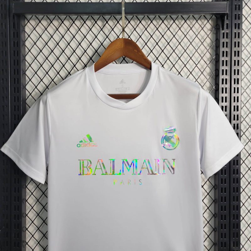 Camisa Real Madrid Balmain Branca 23/24