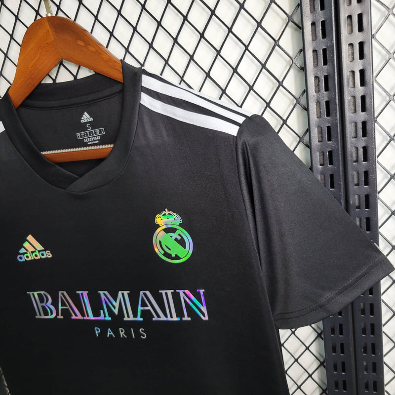 Camisa Real Madrid Balmain Especial Preta 23/24