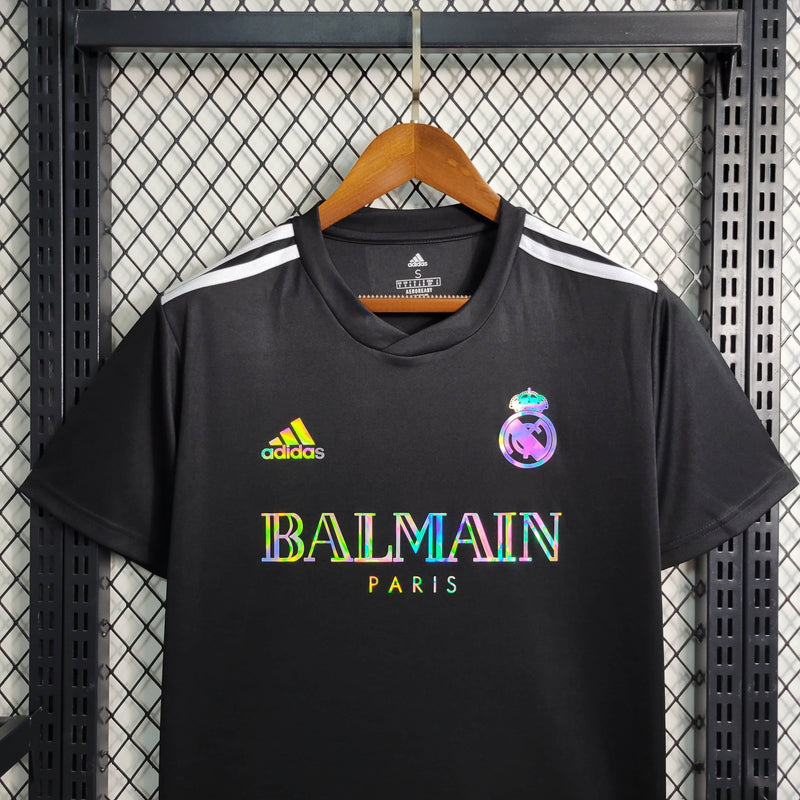 Camisa Real Madrid Balmain Especial Preta 23/24