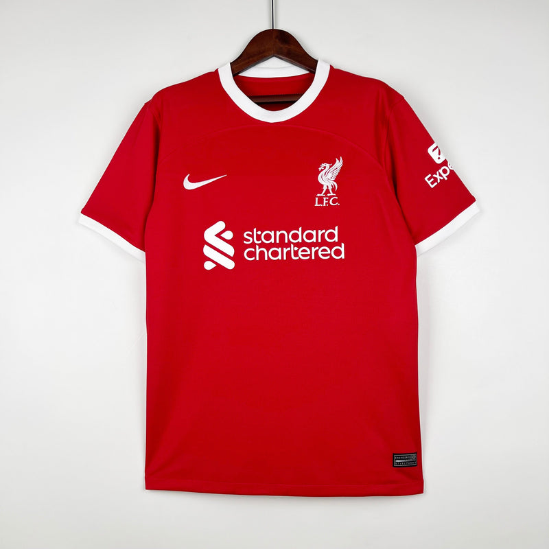 Camisa Liverpool Home 23/24 - Nike Torcedor Masculina - Lançamento